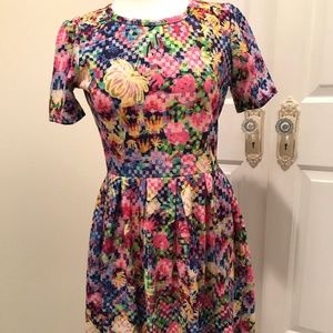 Lularoe Amelia Dress Multicolor Floral Medium